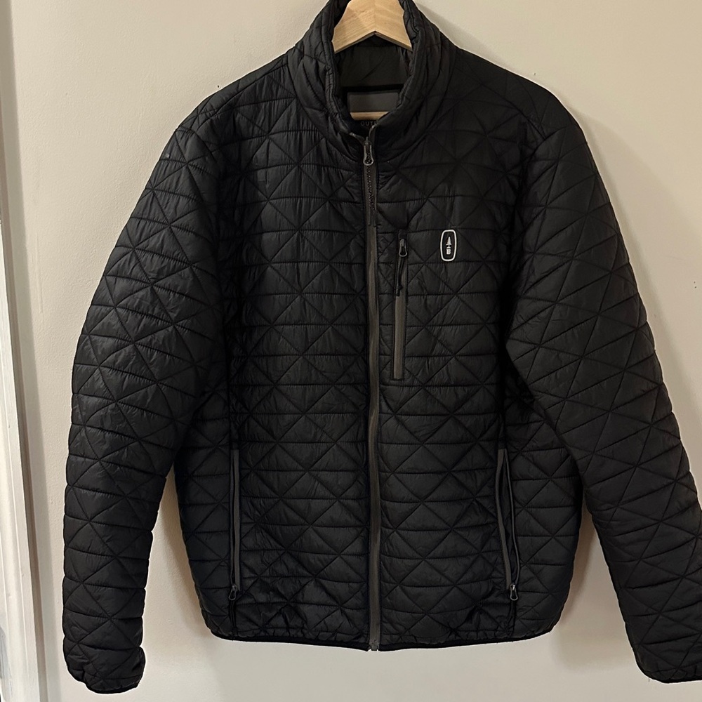 Bass Men's Quilted Black Puffer Jacket